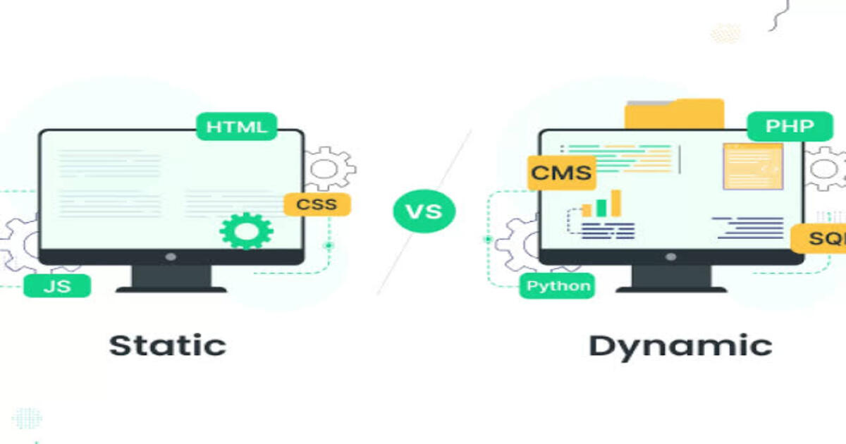 التفاوت بين المواقع الالكترونية الثابتة والديناميكية والتجارية