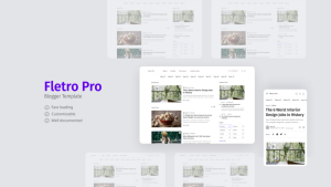 قالب Fletro Pro أفضل قوالب بلوجر
