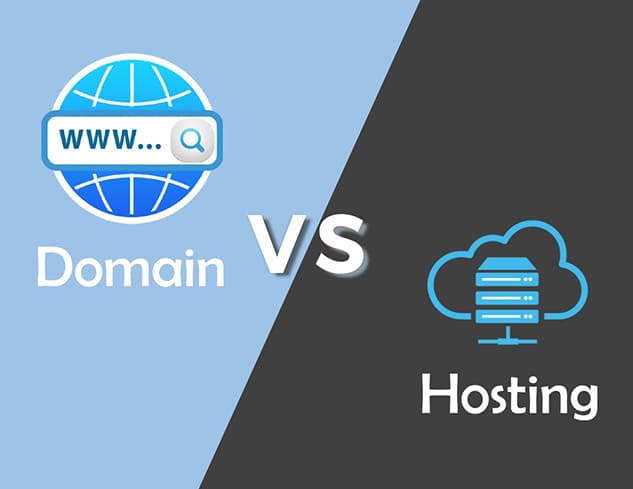 الفرق بين الاستضافة والدومين
